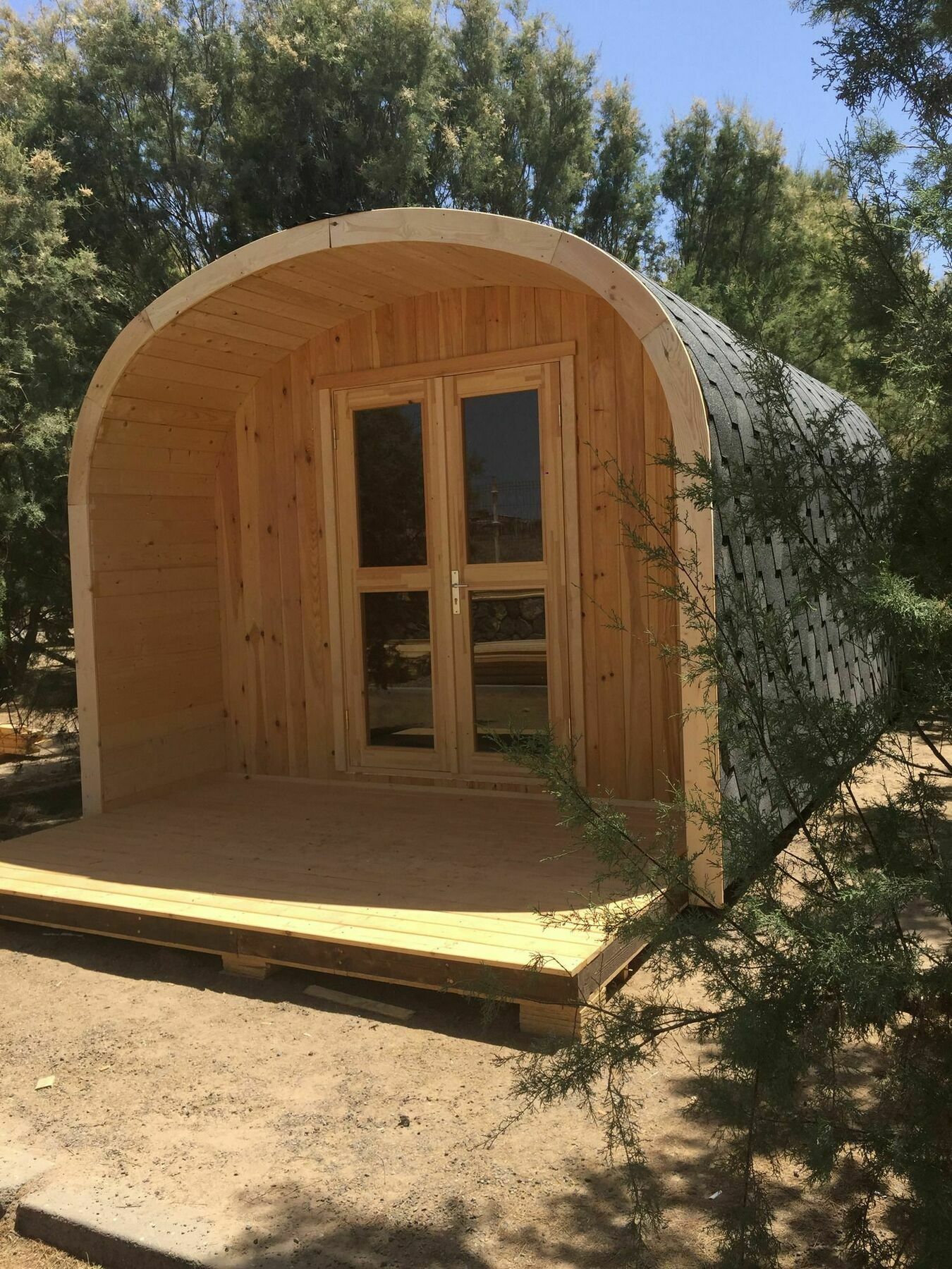 Eco-Wooden Houses Camping Montana Roja 厄尔梅达诺 外观 照片